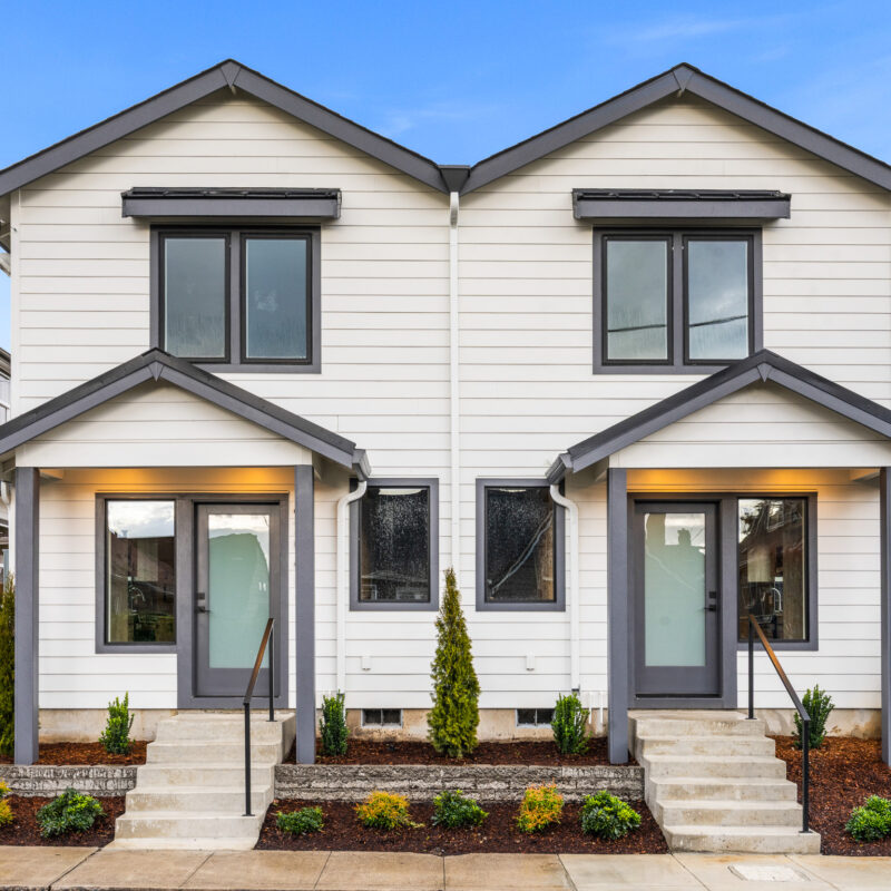 Aker infill development project in Portland neighborhood