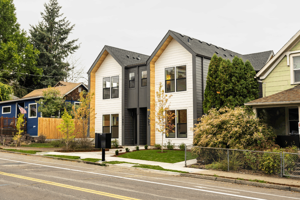 infill development in Portland transforming residential neighborhoods.
